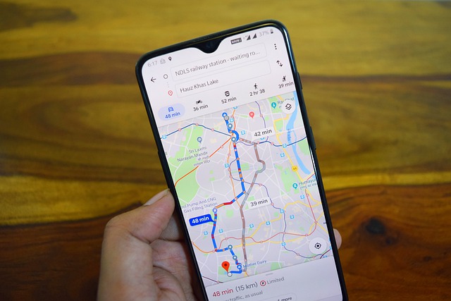 Using google maps on phone